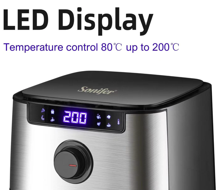 (Air Fryer) اير فراير سونيفر 5 لتر SF-1013 - الصورة 3