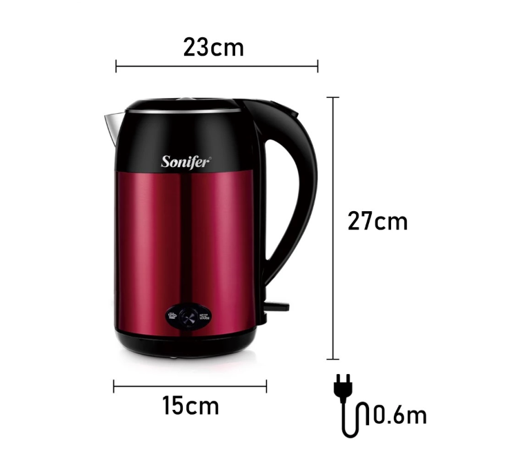 (Electric Kettle) غلاية مياه كهربائية من سونيفير SF-2072 - الصورة 4