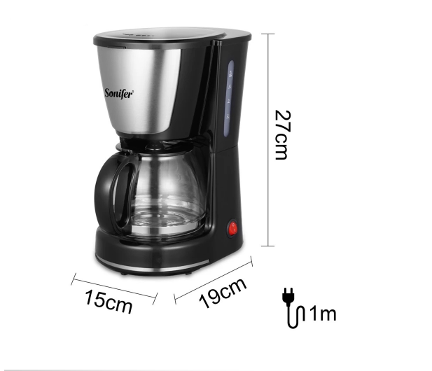 (Coffee Maker) ماكينة تحضير القهوة سونيفر SF-3555 - الصورة 6