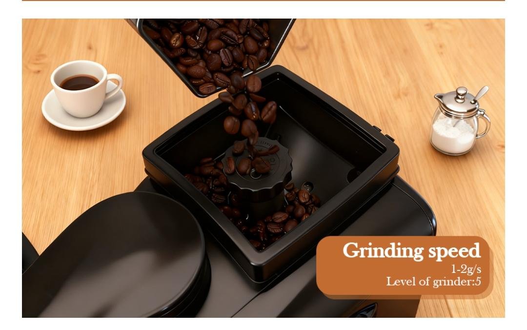 (Coffee Maker) ماكينة اسبريسو ديجيتال بمطحنة 2*1 سونيفر SF-3595 - الصورة 5