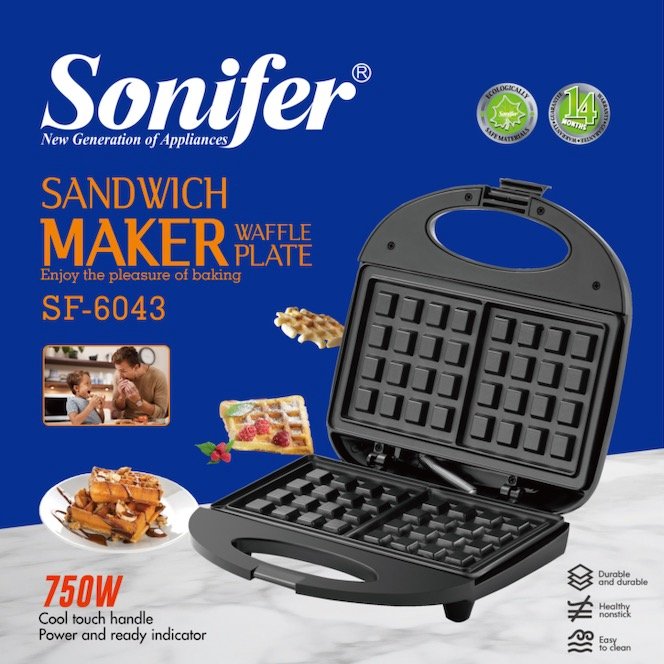 (Waffel Maker) وافل ميكر SF-6043 - الصورة 2
