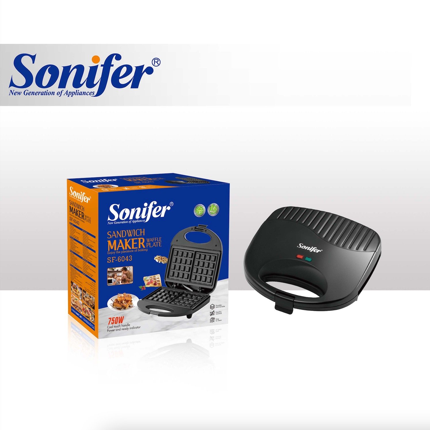 (Waffel Maker) وافل ميكر SF-6043