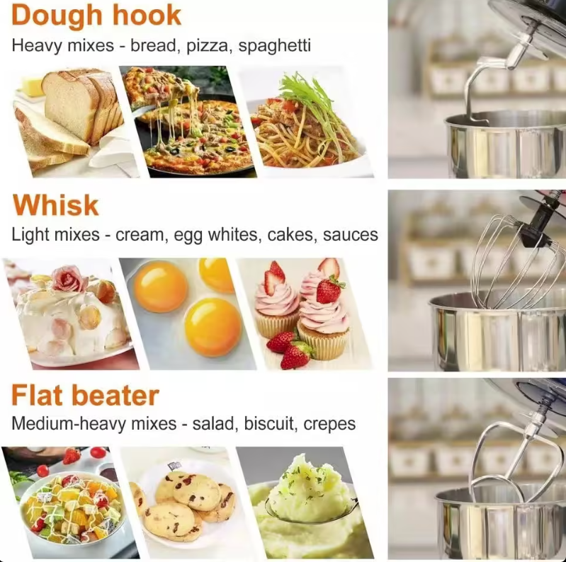 (Stand Mixer) عجان كهربائي سونيفر 5.5 لتر SF-8064 - الصورة 6