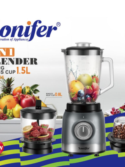 خلاط كهربائي زجاج 3*1 SF-8125