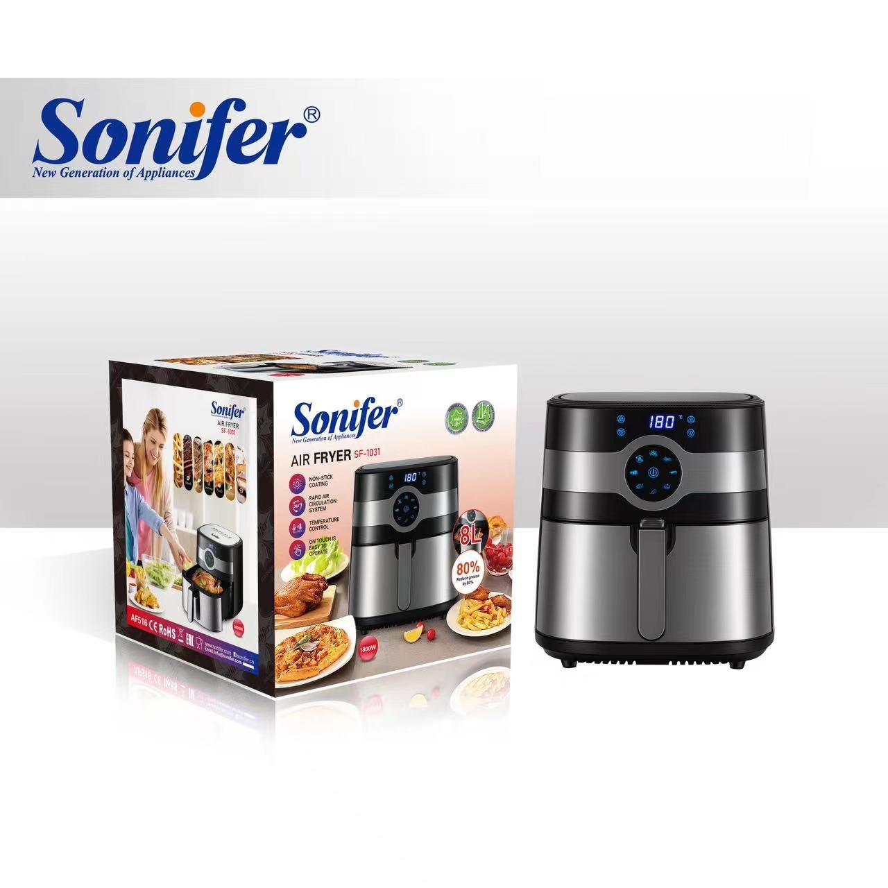 (Air Fryer) اير فراير سونيفر 8 لتر SF-1031