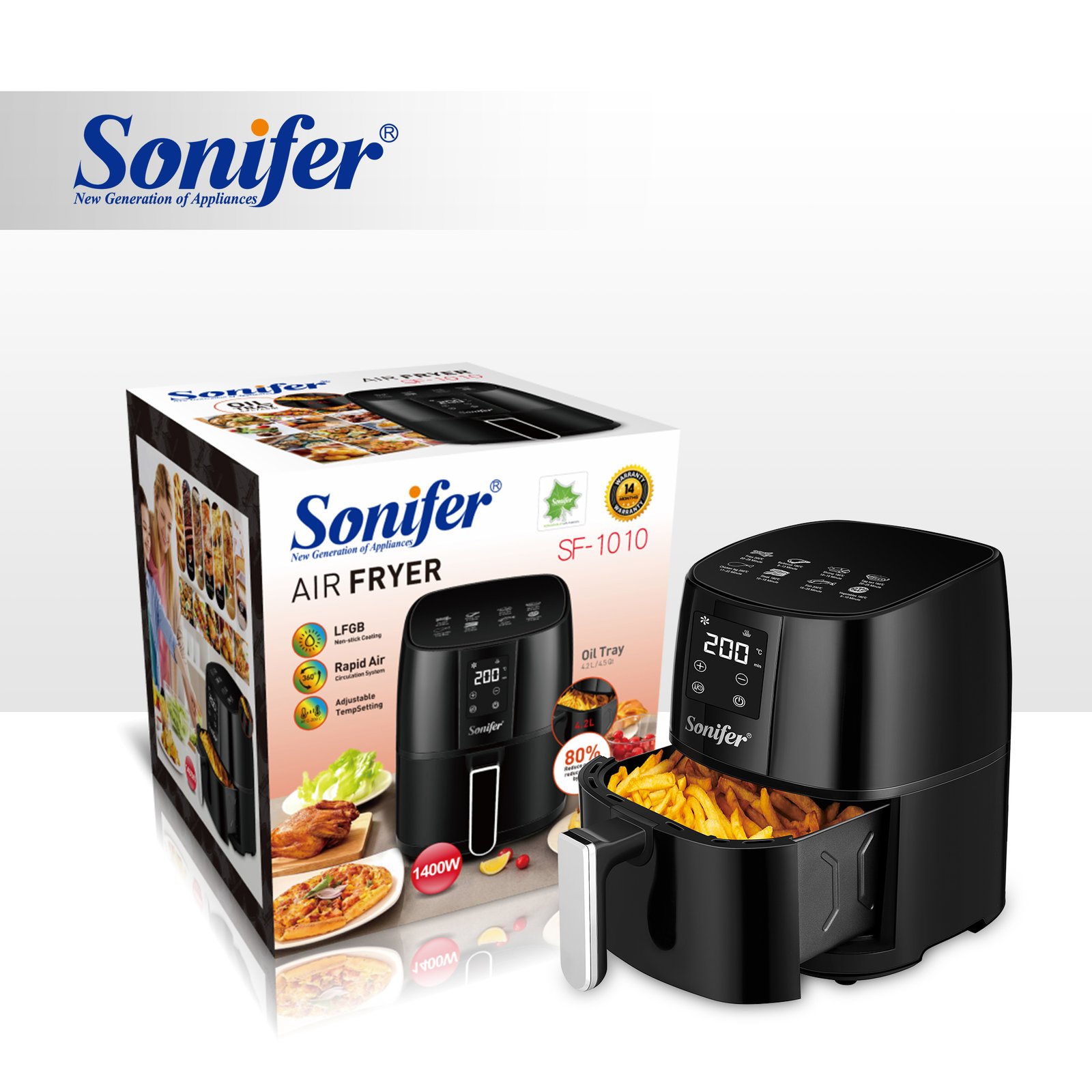 (Air Fryer) اير فراير سونيفر 4.2 لتر SF-1010