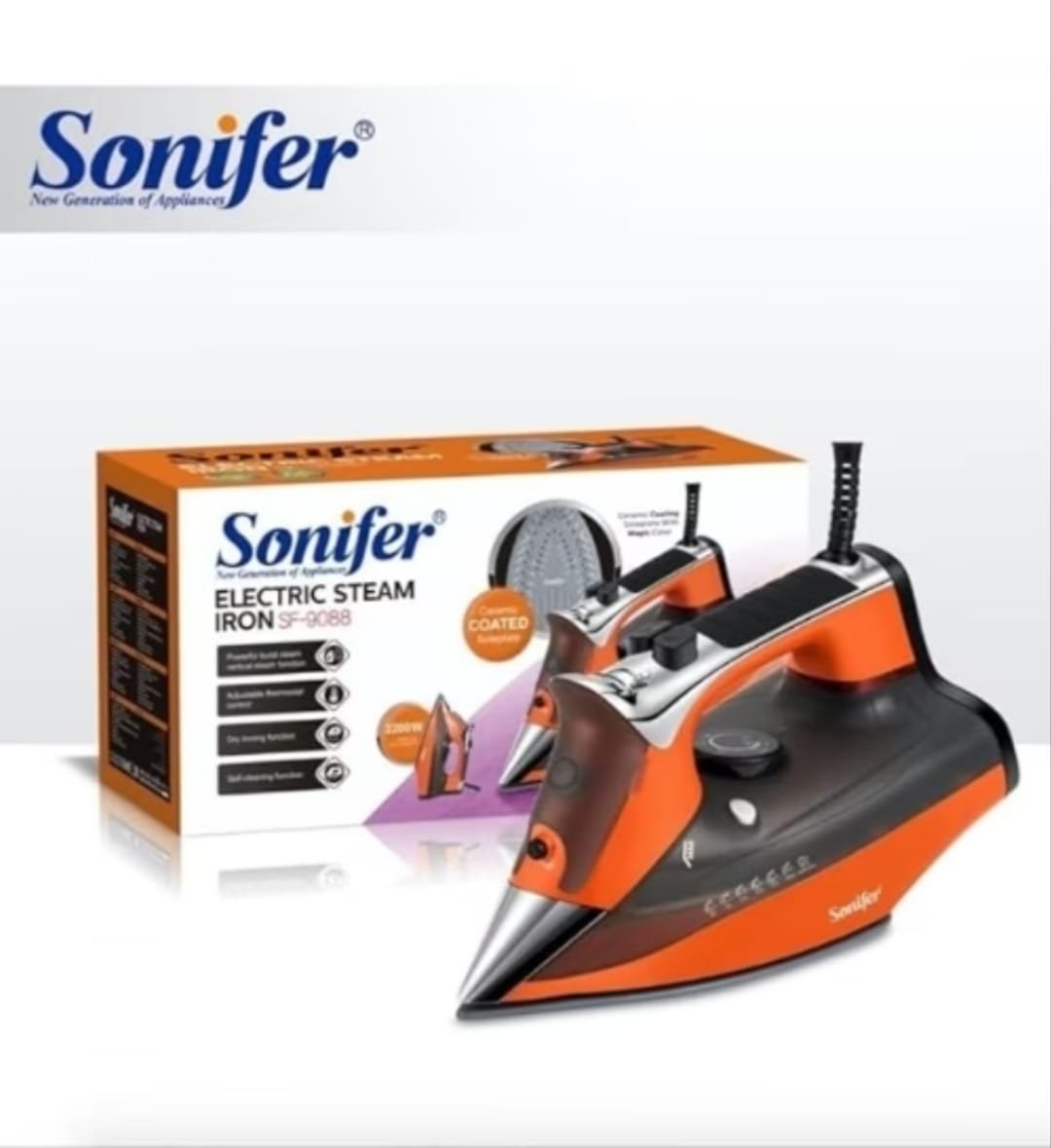 مكواة بخار كهربائية سونيفر sf-9088