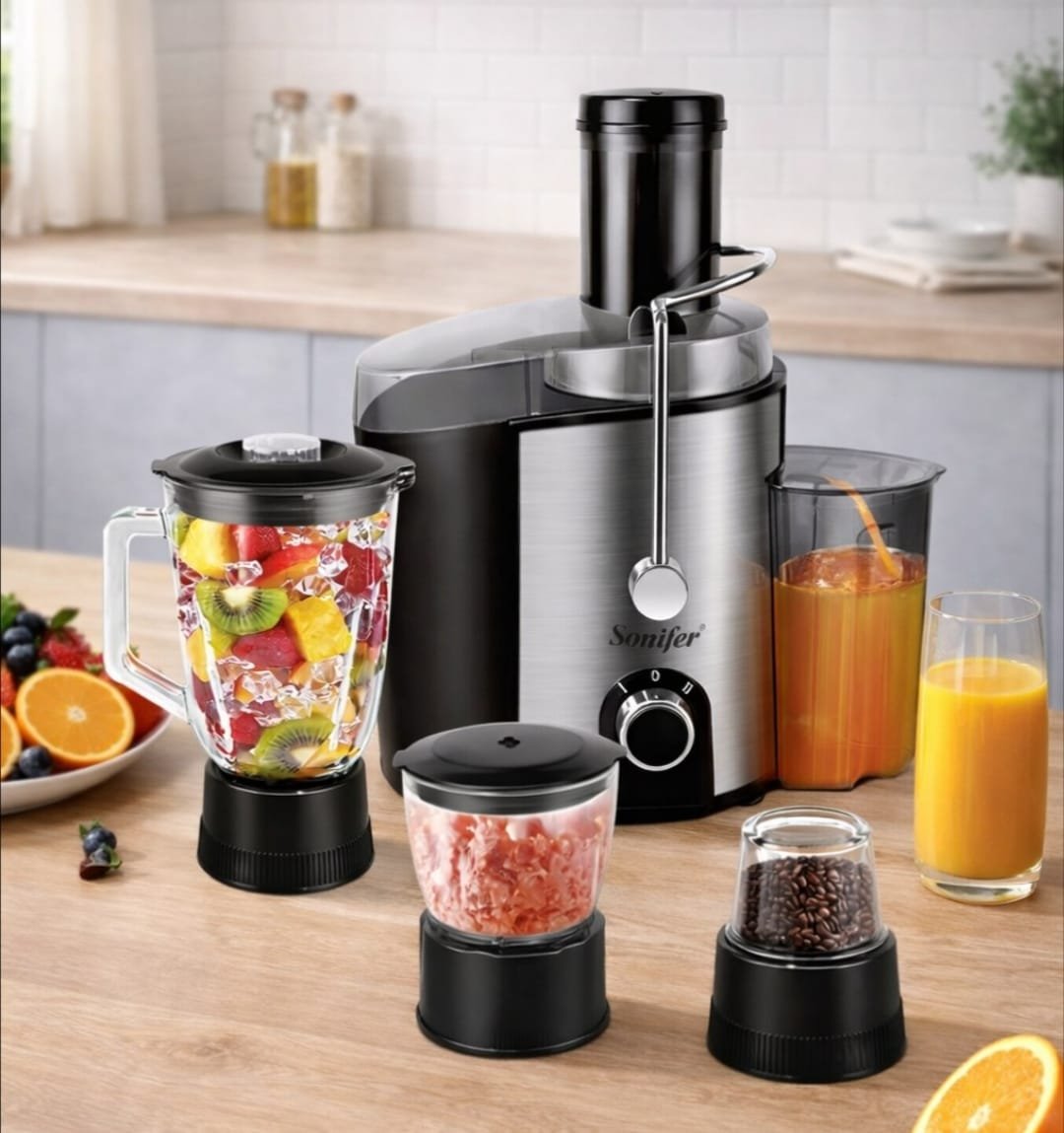 عصارة وخلاط 4*1سونيفر sf-5525 - الصورة 2