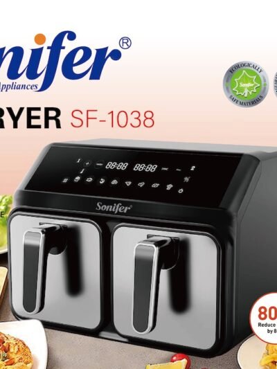(Air Fryer) اير فراير سونيفر ديجيتال 4 لتر 2درج SF-1038