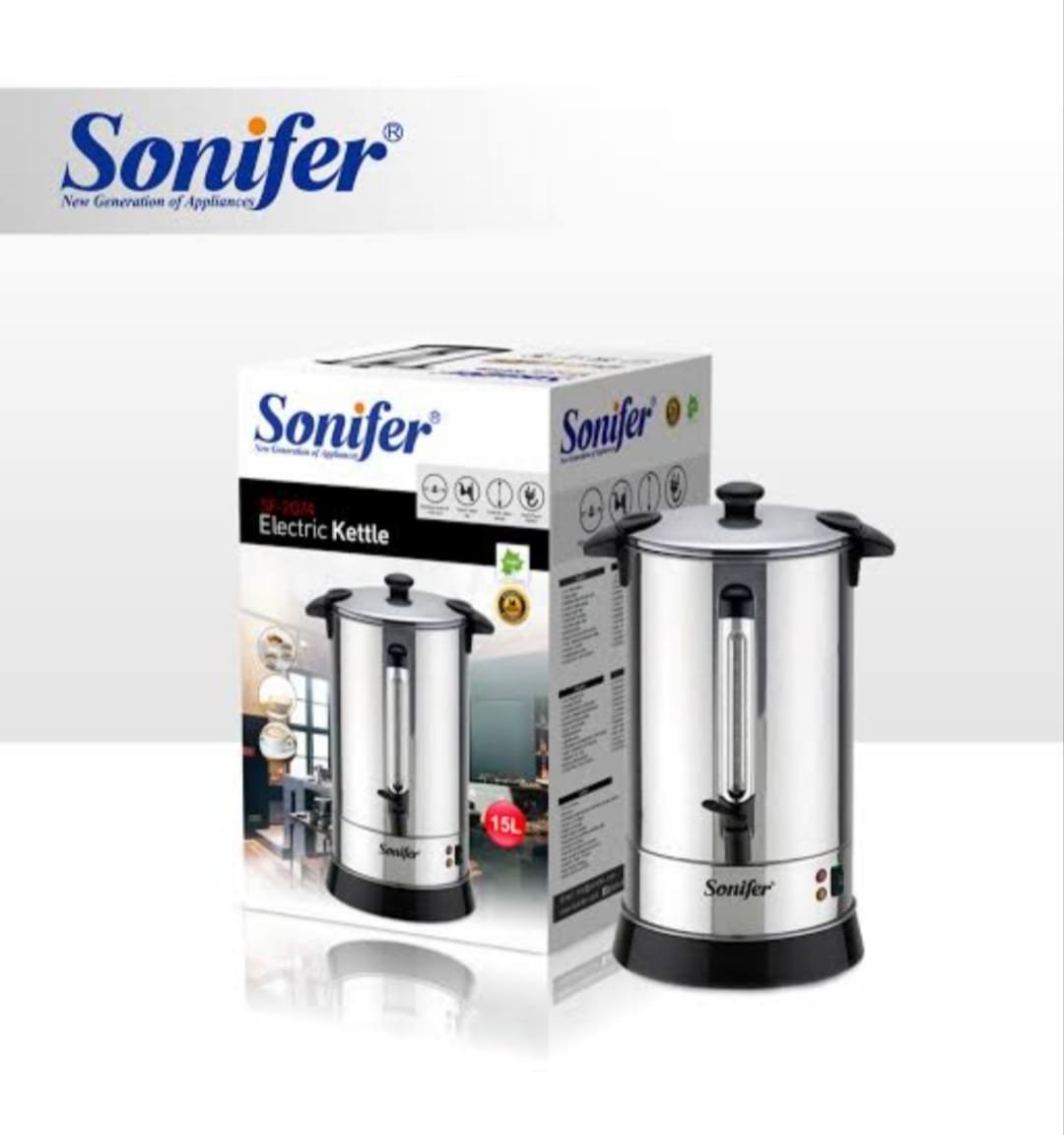 غلاية كهربائية كبيرة سونيفر SF-2074
